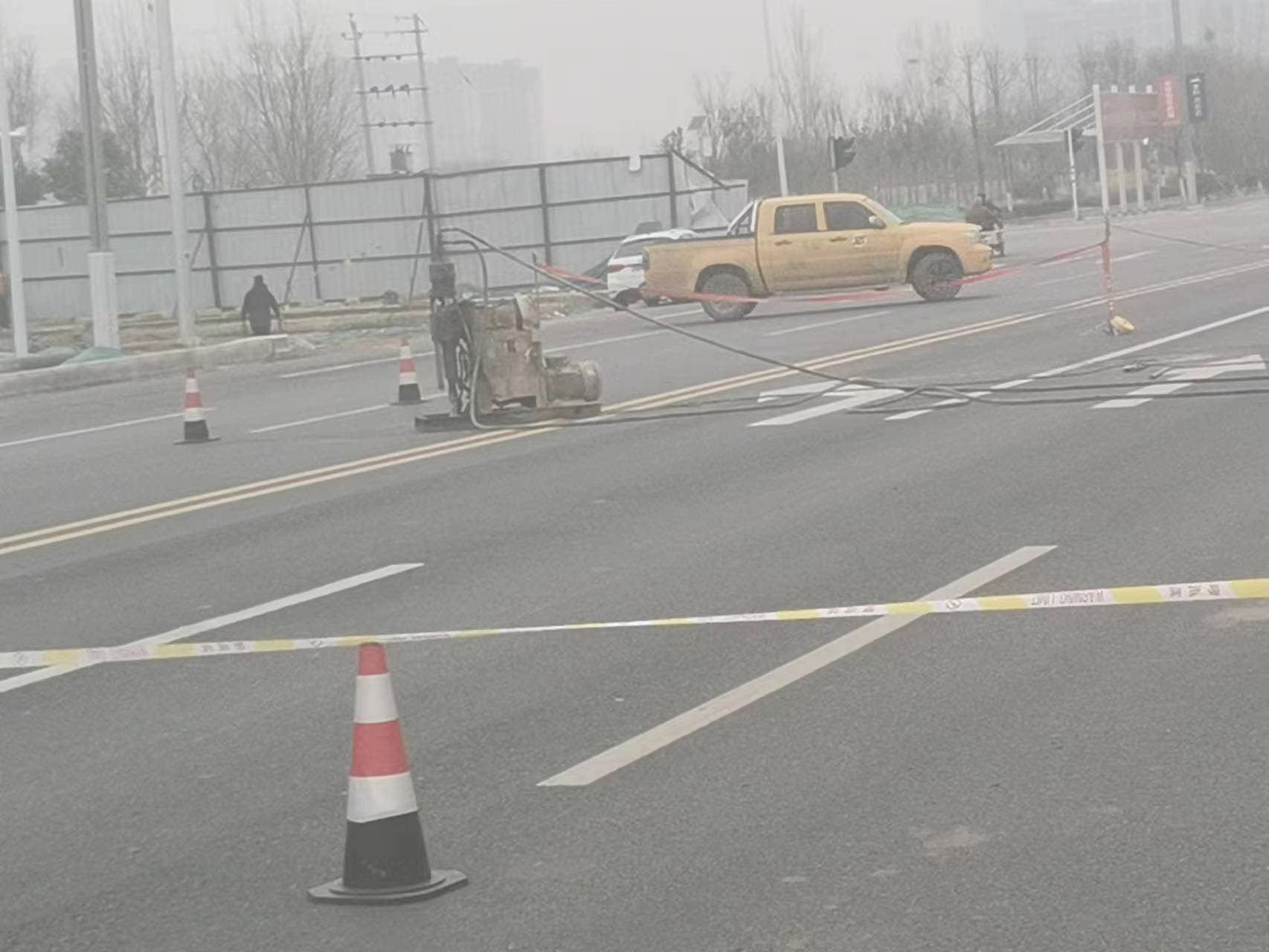 内丘马路注浆
